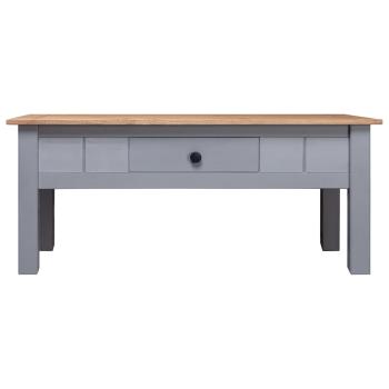 Couchtisch Grau 100x60x43,5 cm Massivholz Panama-Kiefer