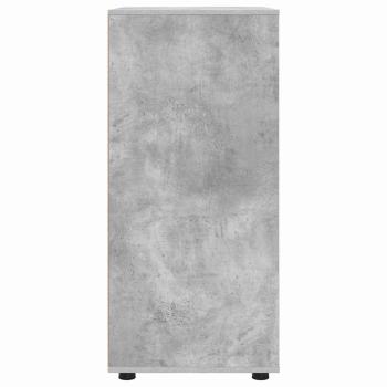 Stauraumschränke 2 pcs Beton Grau 80 x 48 x 105 cm