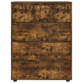 Stauraumschränke 2 pcs Geräucherte Eiche 80 x 48 x 105 cm