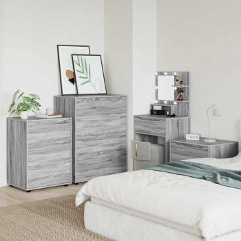 Stauraumschränke 2 pcs Graues Sonoma 80 x 48 x 105 cm