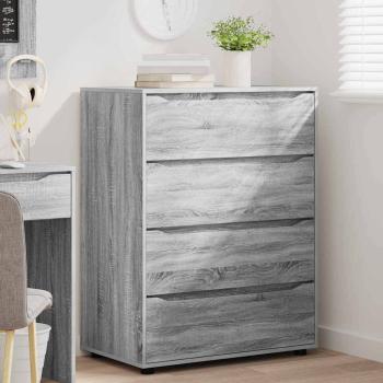 Stauraumschränke 2 pcs Graues Sonoma 80 x 48 x 105 cm