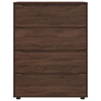 Stauraumschränke 2 pcs Braun Eichen-Optik 80 x 48 x 105 cm