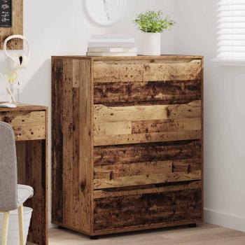 Stauraumschränke 2 pcs Altholz 80 x 48 x 105 cm Holzwerkstoff