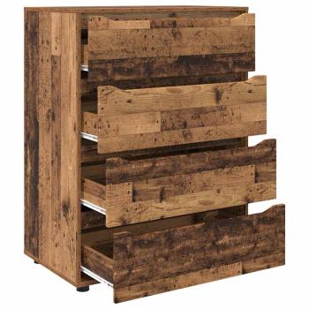Stauraumschränke 2 pcs Altholz 80 x 48 x 105 cm Holzwerkstoff