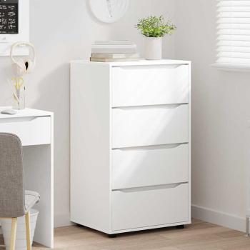 Stauraumschränke 2 pcs Weiß 60 x 48 x 105 cm Holzwerkstoff