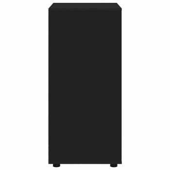 Stauraumschränke 2 pcs Schwarz 60 x 48 x 105 cm Holzwerkstoff