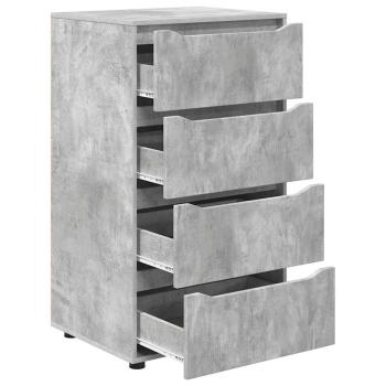 Stauraumschränke 2 pcs Beton Grau 60 x 48 x 105 cm