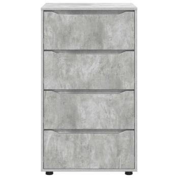 Stauraumschränke 2 pcs Beton Grau 60 x 48 x 105 cm