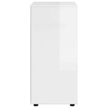 Stauraumschränke 2 pcs Hochglanz Weiß 60 x 48 x 105 cm