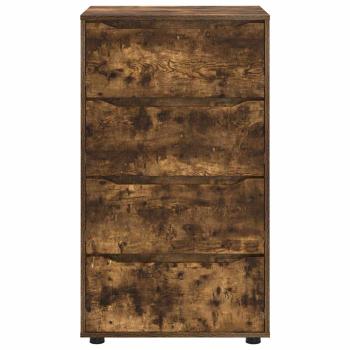 Stauraumschränke 2 pcs Geräucherte Eiche 60 x 48 x 105 cm