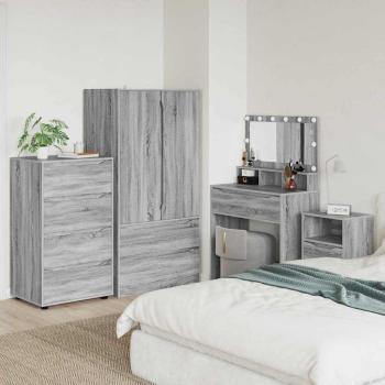 ARDEBO.de - Stauraumschränke 2 pcs Graues Sonoma 60 x 48 x 105 cm