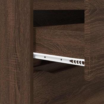 Stauraumschränke 2 pcs Braun Eichen-Optik 60 x 48 x 105 cm