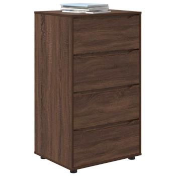 Stauraumschränke 2 pcs Braun Eichen-Optik 60 x 48 x 105 cm