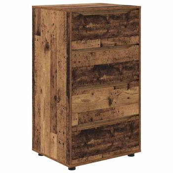 Stauraumschränke 2 pcs Altholz 60 x 48 x 105 cm Holzwerkstoff