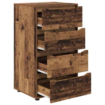 Stauraumschränke 2 pcs Altholz 60 x 48 x 105 cm Holzwerkstoff