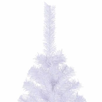 Künstlicher Weihnachtsbaum Weiß 180 cm PVC und Stahl