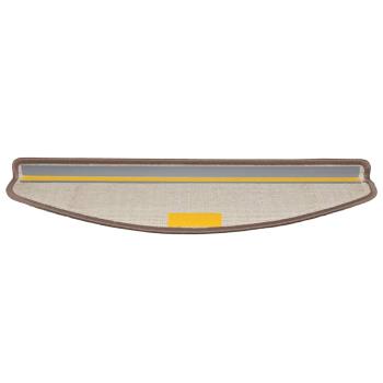 Selbstklebende Treppenschoner 15 pcs Braun 65 x 21 x 4 cm