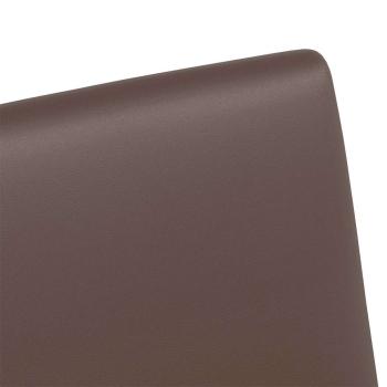 Esszimmerstühle 2 pcs Braun 57 x 66 x 94 cm Kunstleder