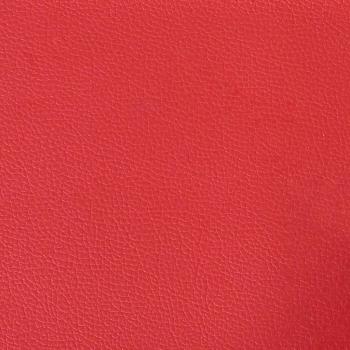 Esszimmerstühle mit Rollen 2 Stk. Kunstleder Rot