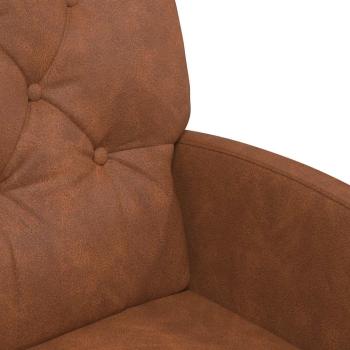 Esszimmerstühle 2 pcs Braun 58 x 67 x 97 cm Kunstleder