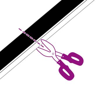 Selbstklebende Türbürstendichtungen 6 pcs Braun 100 cm