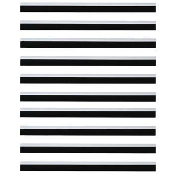 Selbstklebende Türbürstendichtungen 12 pcs Weiß 100 cm