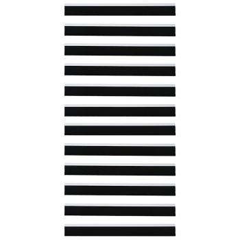 Selbstklebende Türbürstendichtungen 12 pcs Weiß 100 cm