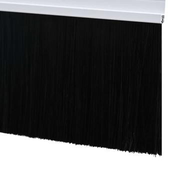 Selbstklebende Türbürstendichtungen 12 pcs Weiß 100 cm