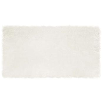 Kunstfell Schaffellteppich Weiß 80 x 150 cm Polyester