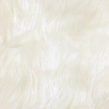 Kunstfell Schaffellteppich Weiß 240 x 340 cm Polyester