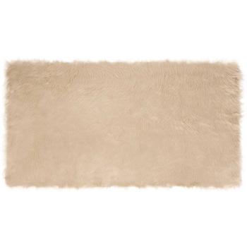 Kunstfell Schaffellteppich Beige 80 x 150 cm Polyester