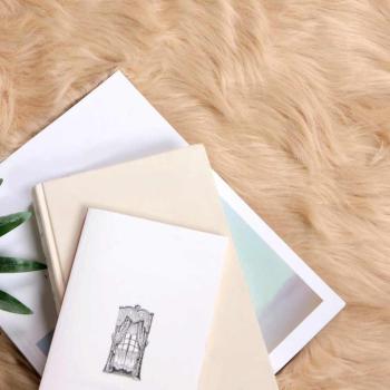 Kunstfell Schaffellteppich Beige 120 x 170 cm Polyester