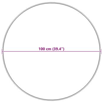 Kunstfell Schaffellteppich Beige 100 x 100 cm Polyester