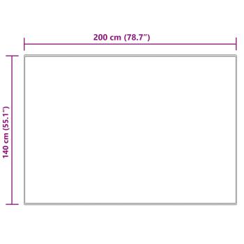 Kunstfell Schaffellteppich Creme 200 x 140 cm Polyester