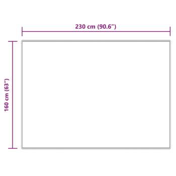 Kunstfell Schaffellteppich Creme 160 x 230 cm Polyester