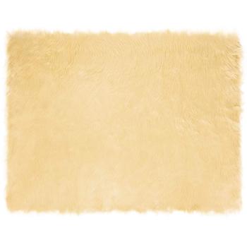 ARDEBO.de - Kunstfell Schaffellteppich Creme 240 x 340 cm Polyester