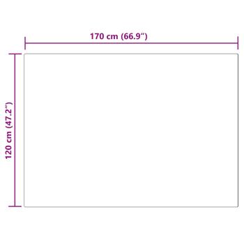 Kunstfell Schaffellteppich Grau 120 x 170 cm Polyester