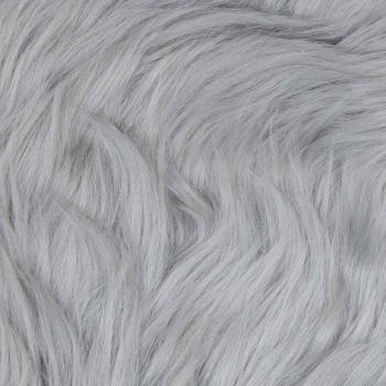 Teppich aus Kunstschaffell TAFALLA Grau 200 x 280 cm Polyester