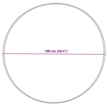 Kunstfell Schaffellteppich Grau 100 x 100 cm Polyester