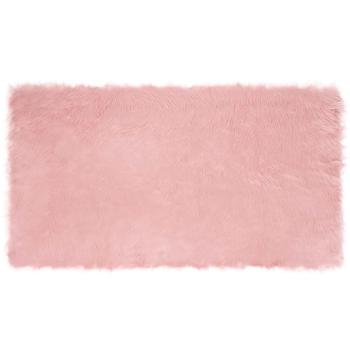 Kunstfell Schaffellteppich Rosa 60 x 110 cm Polyester