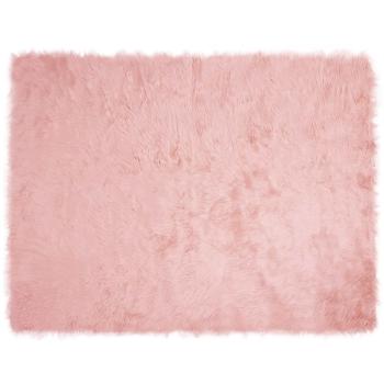 Kunstfell Schaffellteppich Rosa 240 x 340 cm Polyester