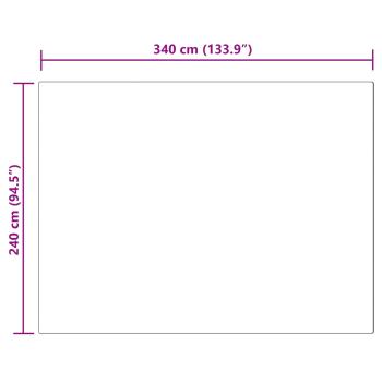 Kunstfell Schaffellteppich Rosa 240 x 340 cm Polyester