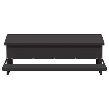 Hühnertretfeeder Schwarz 75 x 53 x 20,5 cm Kaltgewalzter Stahl