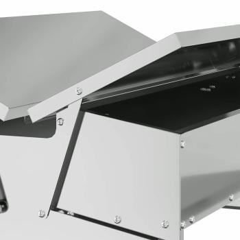 Hühnertretfeeder Silber 75 x 53 x 20,5 cm Verzinkter Stahl