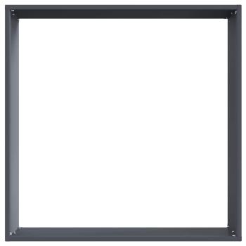 Raseneinfassung 6 pcs Anthrazit 50 x 50 x 13 cm Stahl