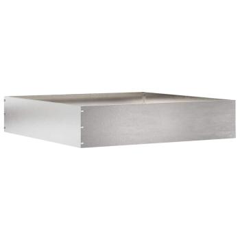 Raseneinfassung 6 pcs Silber 60 x 60 x 13 cm Edelstahl