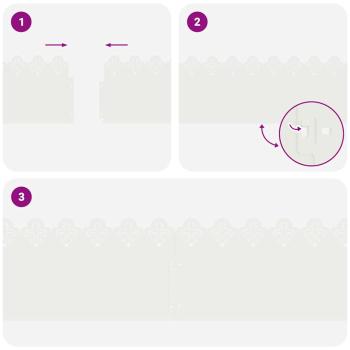 Rasenkanten 20 pcs Weiß 103 x 0,05 x 22 cm Stahl