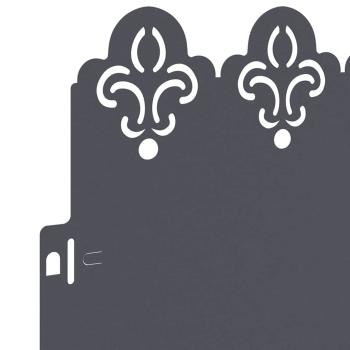 Rasenkanten 10 pcs Anthrazit 103 x 0,05 x 22 cm Stahl