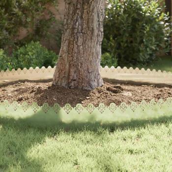 Rasenkanten 10 pcs Silber 103 x 0,05 x 22 cm Edelstahl