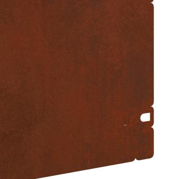 Rasenkanten 20 pcs Rostig 103 x 0,05 x 22 cm Wetterfeststahl